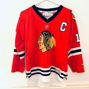 CHICAGO BLACKHAWKS Toews Red Jersey/youth XL